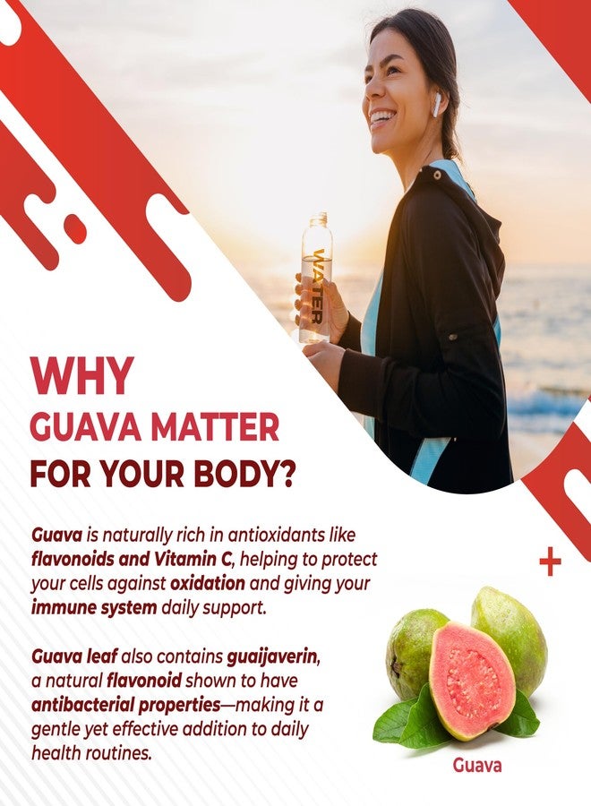 NURAFUSE Guava Extract & Bitter Melon – Rich in Antioxidants, Supports Healthy Metabolism & Digestive Health – with Ginger, Artichoke, Cinnamon, Gymnema & Black Pepper – 150 Capsules - Image 4